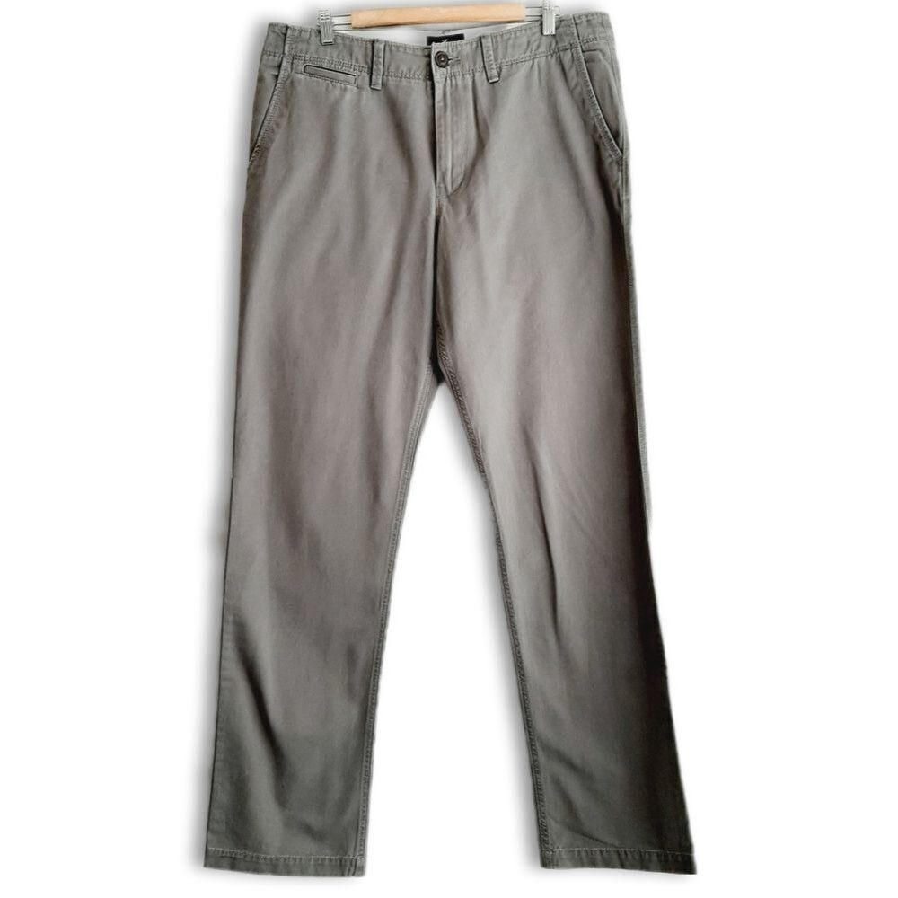 AE | Relaxed Straight Casual Khaki Pants Grey Men's Sz 36